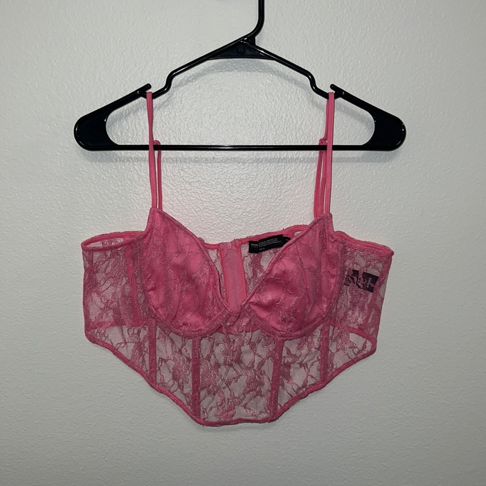 Finesse Pink Corset Top
